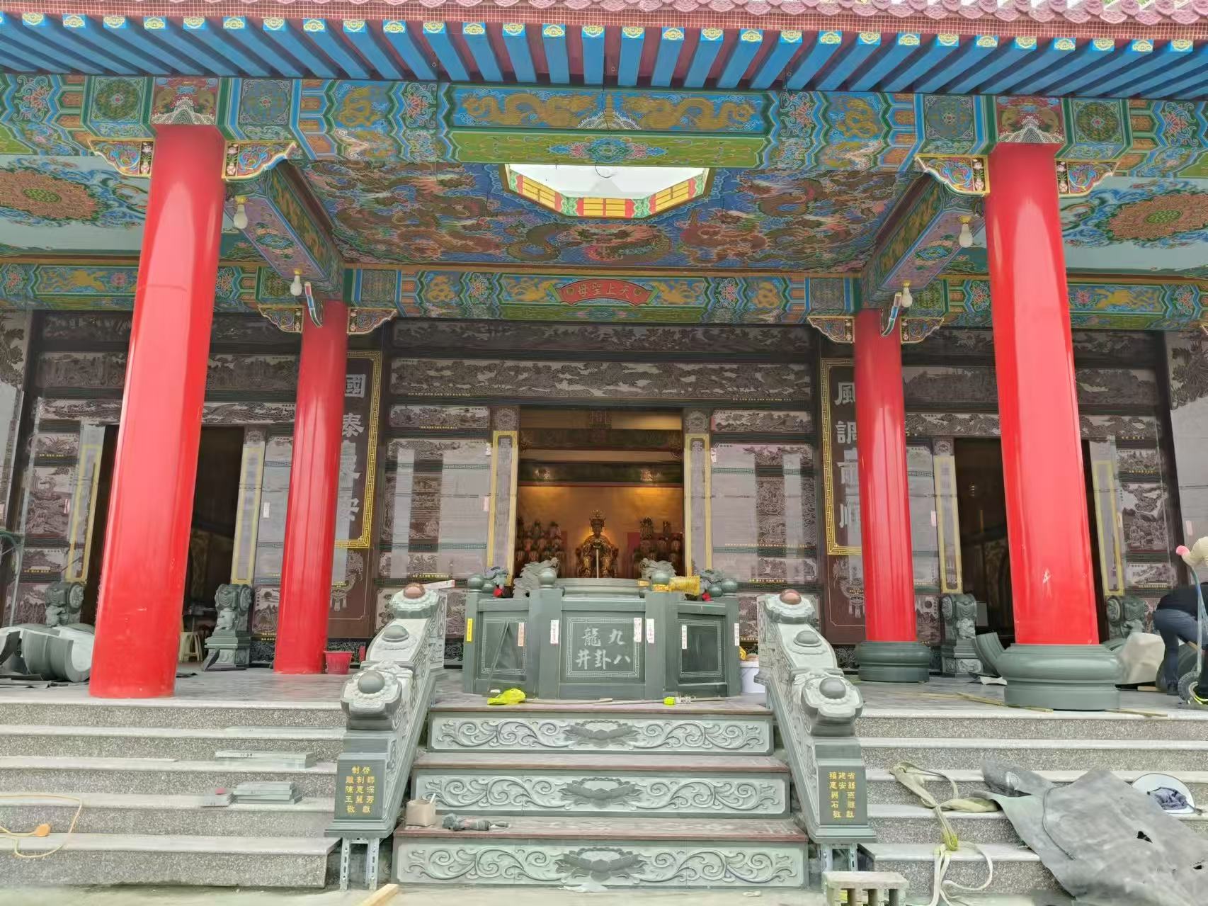 La empresa completa el proyecto del templo Mazu, expresa gratitud con un regalo especial