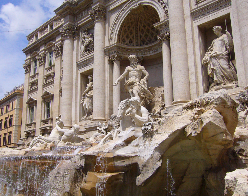 La fuente de Trevi se encuentra con la escultura de piedra de Xingyan: un choque de esculturas de piedra china y occidental