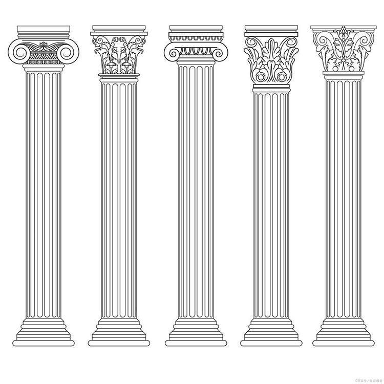 Talla de columna romana