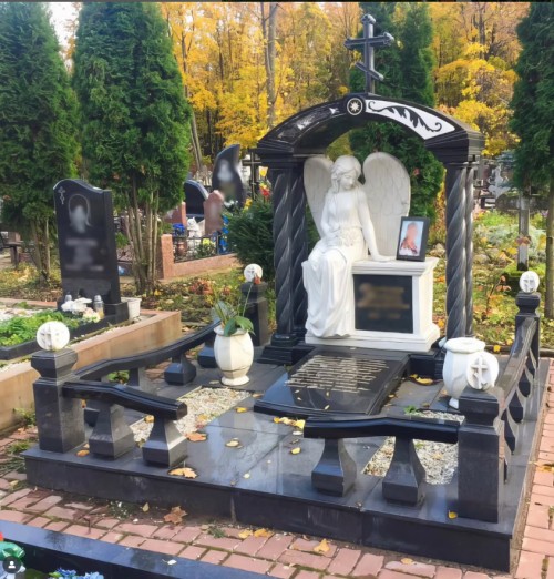 China Tombstone de temas de ángel europeo de China