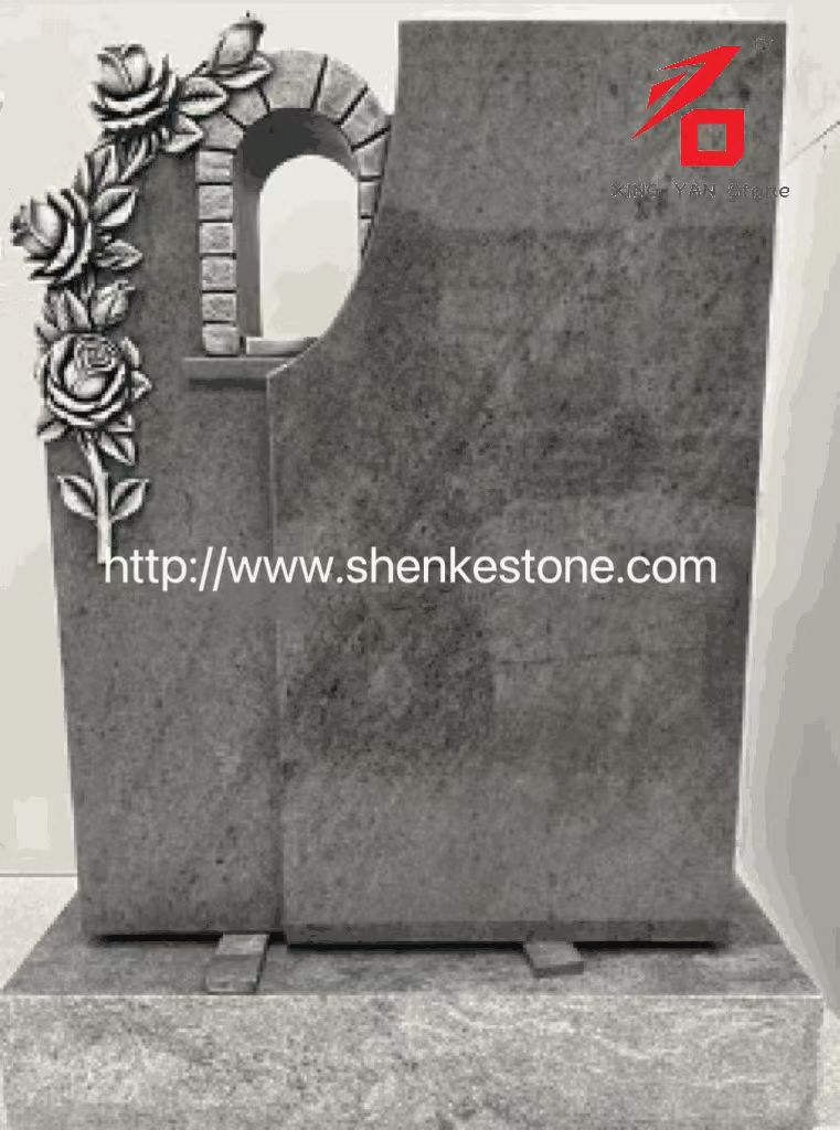 China Xingyan - Tombstone de arte de escultura de arco de rosa