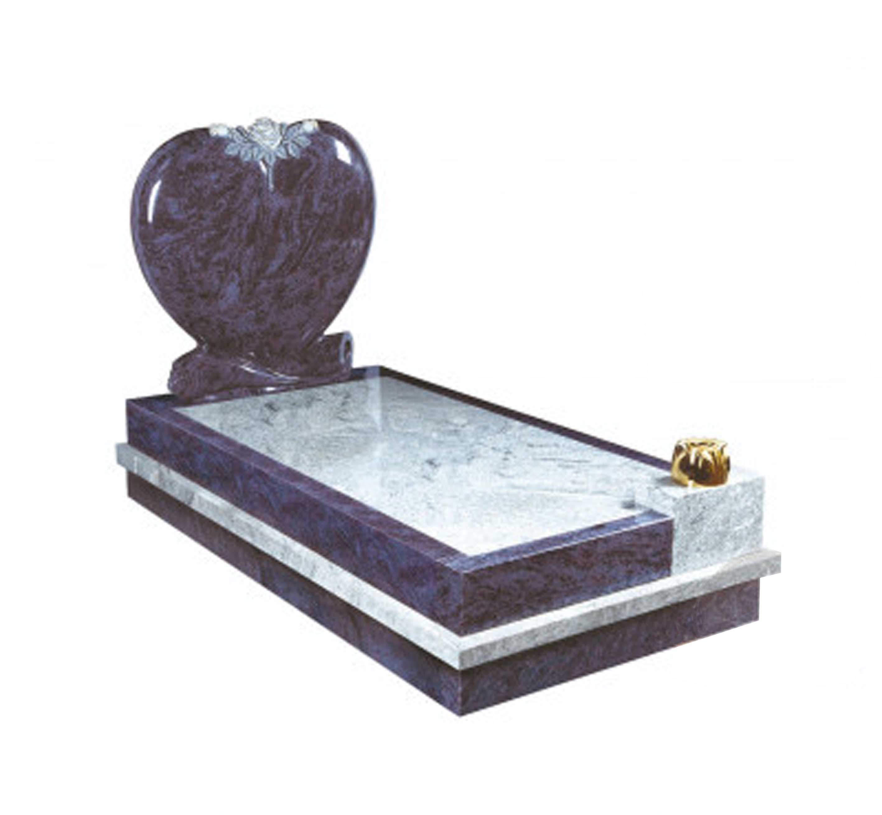 Memorial de la acera de corazón completo