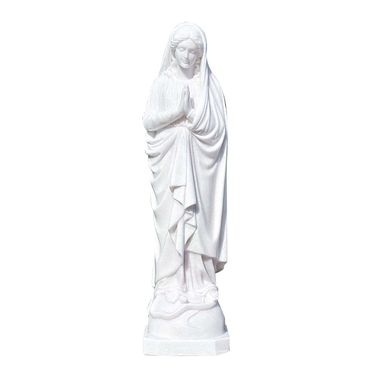 Estatua de Marblel de la Virgen María en la vida real