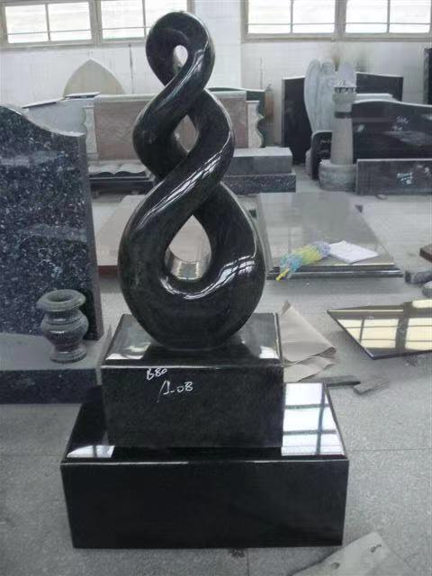 Esculturas de piedra de arte espiral abstracta personalizada de Xingyan