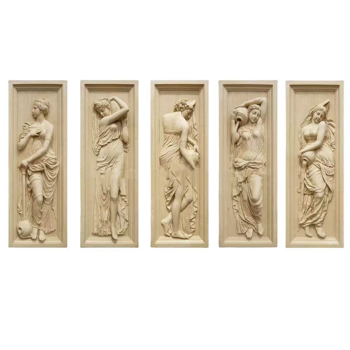 Juego de alivio de figura beige egipcio de estilo egipto de Xingyan